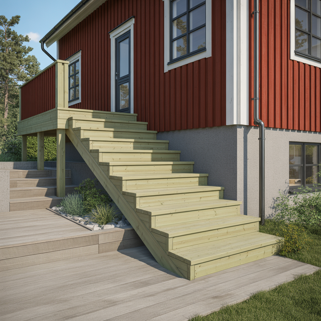 11.Sa bygger du en snygg och praktisk trappa till din altan