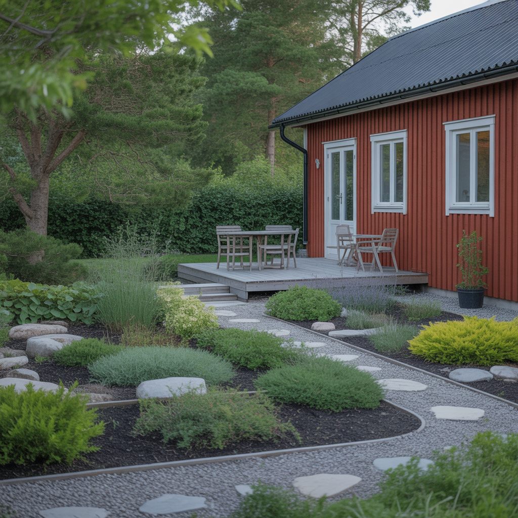 5.Sa anpassar du tradgarden for minimal skotsel