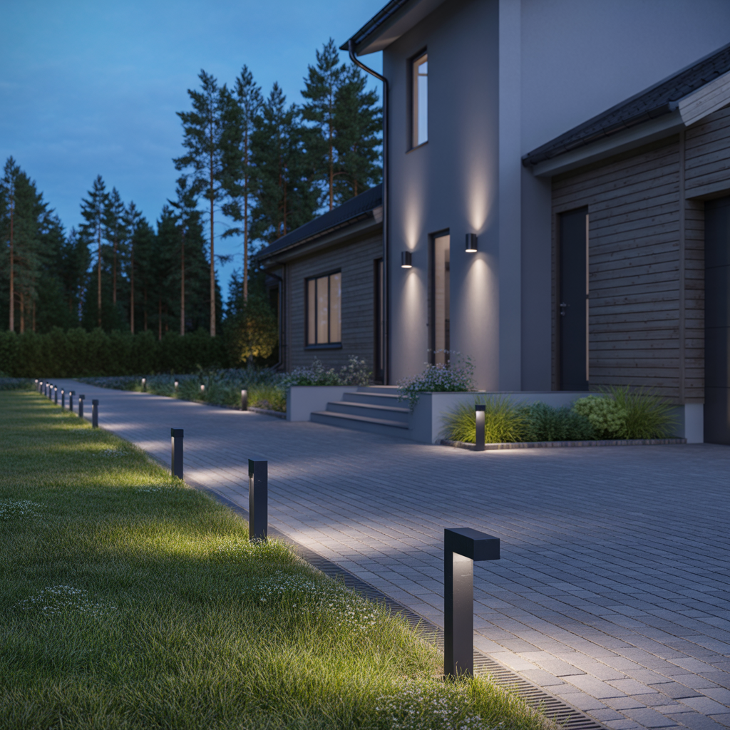 6.Smarta losningar for att optimera belysning runt uppfarten