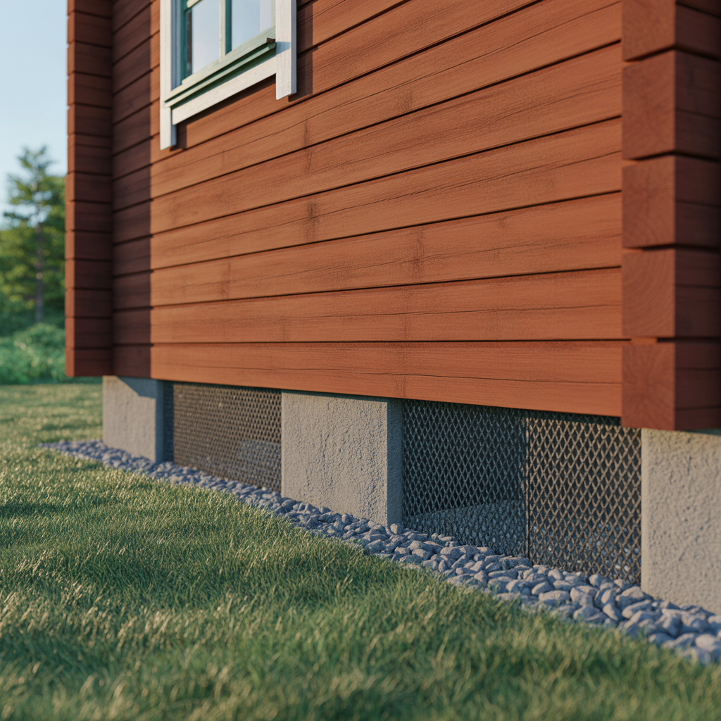 7.Hur skyddar du trahusets fasad fran fukt och skadedjur