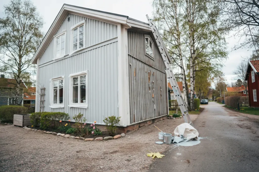 m la om huset sj lv eller anlita proffs praktisk guide till kostnad tids tg ng och resultat